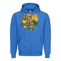 True Royal sweet like honey Zipper Hoodie - Artiststas