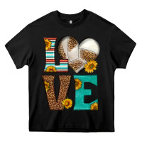 Black western volleyball love Heavy Core Tee - HRA Design Shop