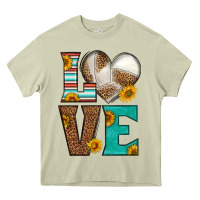 Mossy western volleyball love Heavy Core Tee - HRA Design Shop