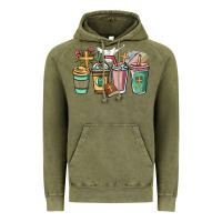 Vintage Olive faith coffee cups Vintage Hoodie - NancyCooperArtShop