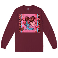 Burgundy be mine heart tumbler Long Sleeve Tee - JahusDesignShop