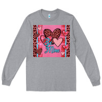 Heather Grey be mine heart tumbler Long Sleeve Tee - JahusDesignShop