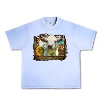 Grape Ice charolais heifer with western background Urban Heavy Tee - LillyAllenDesigns