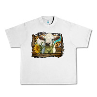 Lunar Rock charolais heifer with western background Urban Heavy Tee - LillyAllenDesigns