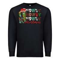 Black Howdy howdy howdy Christmas Premium Sweatshirt - NancyCooperArtShop