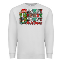 Dove Grey Howdy howdy howdy Christmas Premium Sweatshirt - NancyCooperArtShop