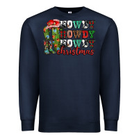 Navy Howdy howdy howdy Christmas Premium Sweatshirt - NancyCooperArtShop