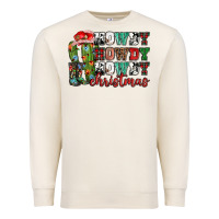 Sandshell Howdy howdy howdy Christmas Premium Sweatshirt - NancyCooperArtShop
