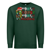 Sports Green Howdy howdy howdy Christmas Premium Sweatshirt - NancyCooperArtShop