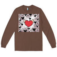 Chestnut valentine's day hearts Long Sleeve Tee - MaliasSmallBusiness
