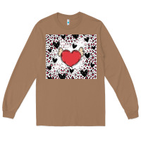 Toasted Coconut valentine's day hearts Long Sleeve Tee - MaliasSmallBusiness