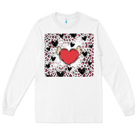 White valentine's day hearts Long Sleeve Tee - MaliasSmallBusiness