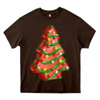 Chocolate Brown red christmas cake fa element Heavy Core Tee - FaDigitalArtStudio