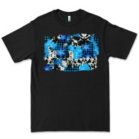 Black westerb cowhide winter background Premium Tee - AdoDesignShop