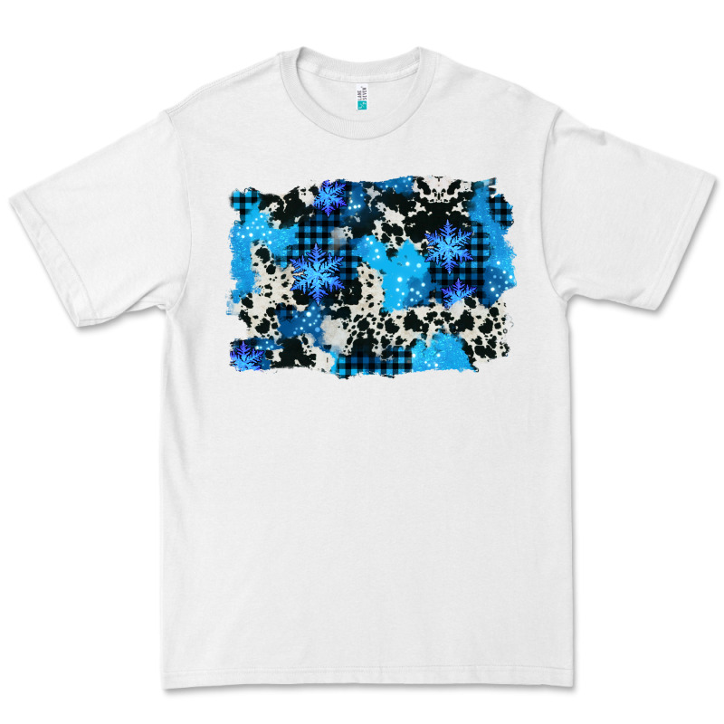 Westerb Cowhide Winter Background Premium Tee by AdoDesignShop | Teevron