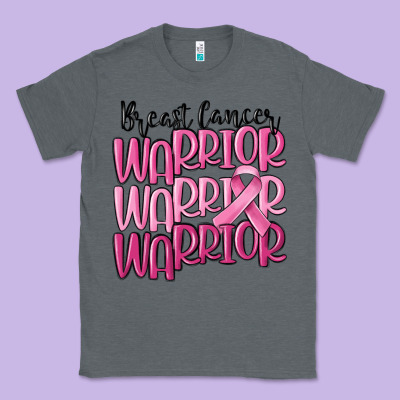 Breast Cancer Warrior Classic Tee Designed By Maliassmallbusiness