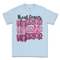 Dusty Blue breast cancer warrior Classic Tee - MaliasSmallBusiness