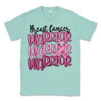 Seafoam breast cancer warrior Classic Tee - MaliasSmallBusiness