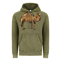 Vintage Olive Camel Vintage Hoodie - LillyAllenDesigns