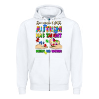 White someone with autism has taught me love needs no wo Zipper Hoodie - Artiststas