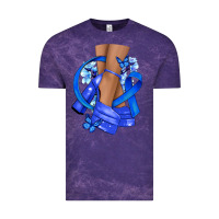 Cloud Purple colon cancer heels Vintage Tee - NancyCooperArtShop