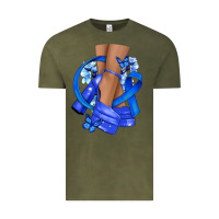 Vintage Olive colon cancer heels Vintage Tee - NancyCooperArtShop