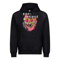 Black Heart breaker Valentine's Day Urban Hoodie - FaDigitalArtStudio