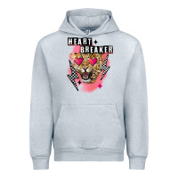 Heather Grey Heart breaker Valentine's Day Urban Hoodie - FaDigitalArtStudio