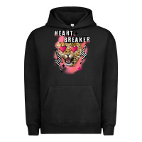 Pigment Black Heart breaker Valentine's Day Urban Hoodie - FaDigitalArtStudio