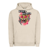 Pigment French Oak Heart breaker Valentine's Day Urban Hoodie - FaDigitalArtStudio