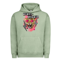 Pigment Oil Green Heart breaker Valentine's Day Urban Hoodie - FaDigitalArtStudio