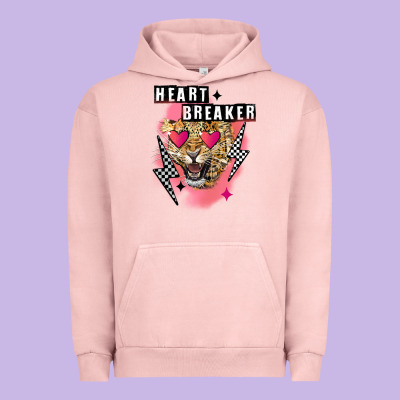 Heart Breaker Valentine's Day Urban Hoodie Designed By Fadigitalartstudio