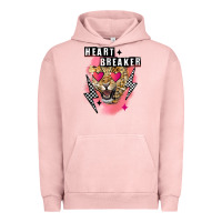 Pigment Salmon Heart breaker Valentine's Day Urban Hoodie - FaDigitalArtStudio