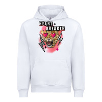 White Heart breaker Valentine's Day Urban Hoodie - FaDigitalArtStudio