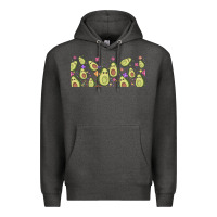 Charcoal Heather avocado Premium Hoodie - TumblerDesignByShophia