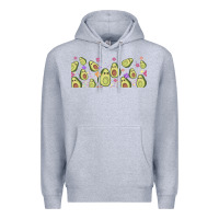 Heather Grey avocado Premium Hoodie - TumblerDesignByShophia