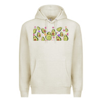 Oatmeal Heather avocado Premium Hoodie - TumblerDesignByShophia