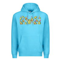 Ocean Blue avocado Premium Hoodie - TumblerDesignByShophia