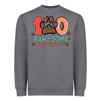 Storm 100 pawsome days of school Heavyweight Sweatshirt - MaliasSmallBusiness