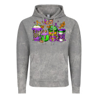 Cloud Rock mardi gras crawfish coffee Vintage Hoodie - Jasminsmagicworld