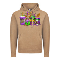Vintage Coffee mardi gras crawfish coffee Vintage Hoodie - Jasminsmagicworld