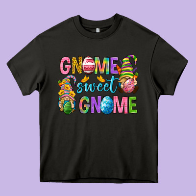 Easter Gnome Sweet Gnome Heavy Core Tee Designed By Neo Western