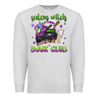 Dove Grey Salem witch book club Premium Sweatshirt - NancyCooperArtShop