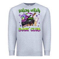 Heather Grey Salem witch book club Premium Sweatshirt - NancyCooperArtShop