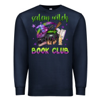 Navy Salem witch book club Premium Sweatshirt - NancyCooperArtShop