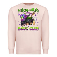 Pale Pink Salem witch book club Premium Sweatshirt - NancyCooperArtShop