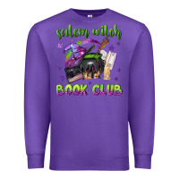 Purple Salem witch book club Premium Sweatshirt - NancyCooperArtShop