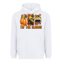 White Tis' the season Football yellow helmet Heavyweight Hoodie - NancyCooperArtShop