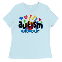 Baby Blue autism advocate Ladies Tee - Zillion Design Studio
