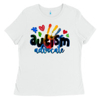 White autism advocate Ladies Tee - Zillion Design Studio